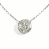 white gold pendant