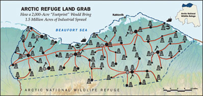 Map of Arctic National Wildlife Refuge